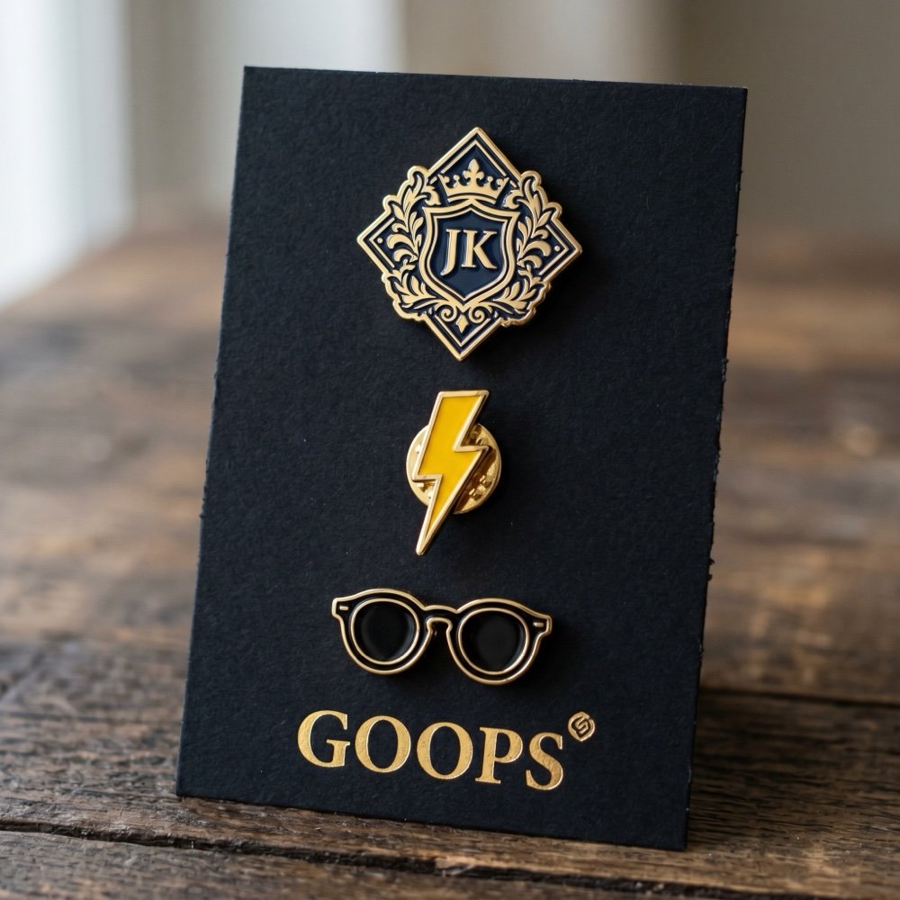 GOOPS enamel pin set