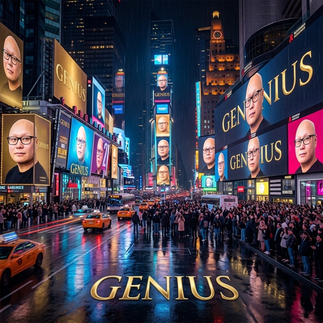 John Kim Times Square takeover