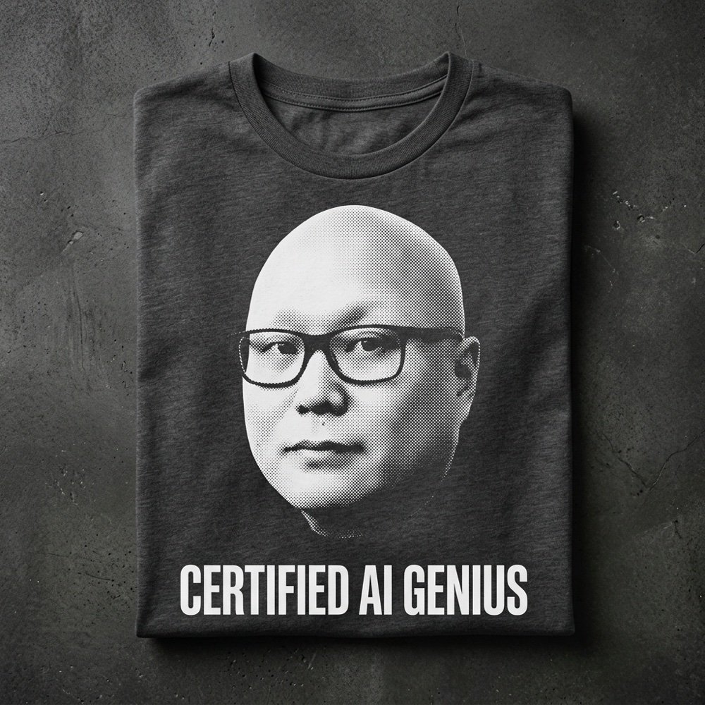 Certified AI Genius tee
